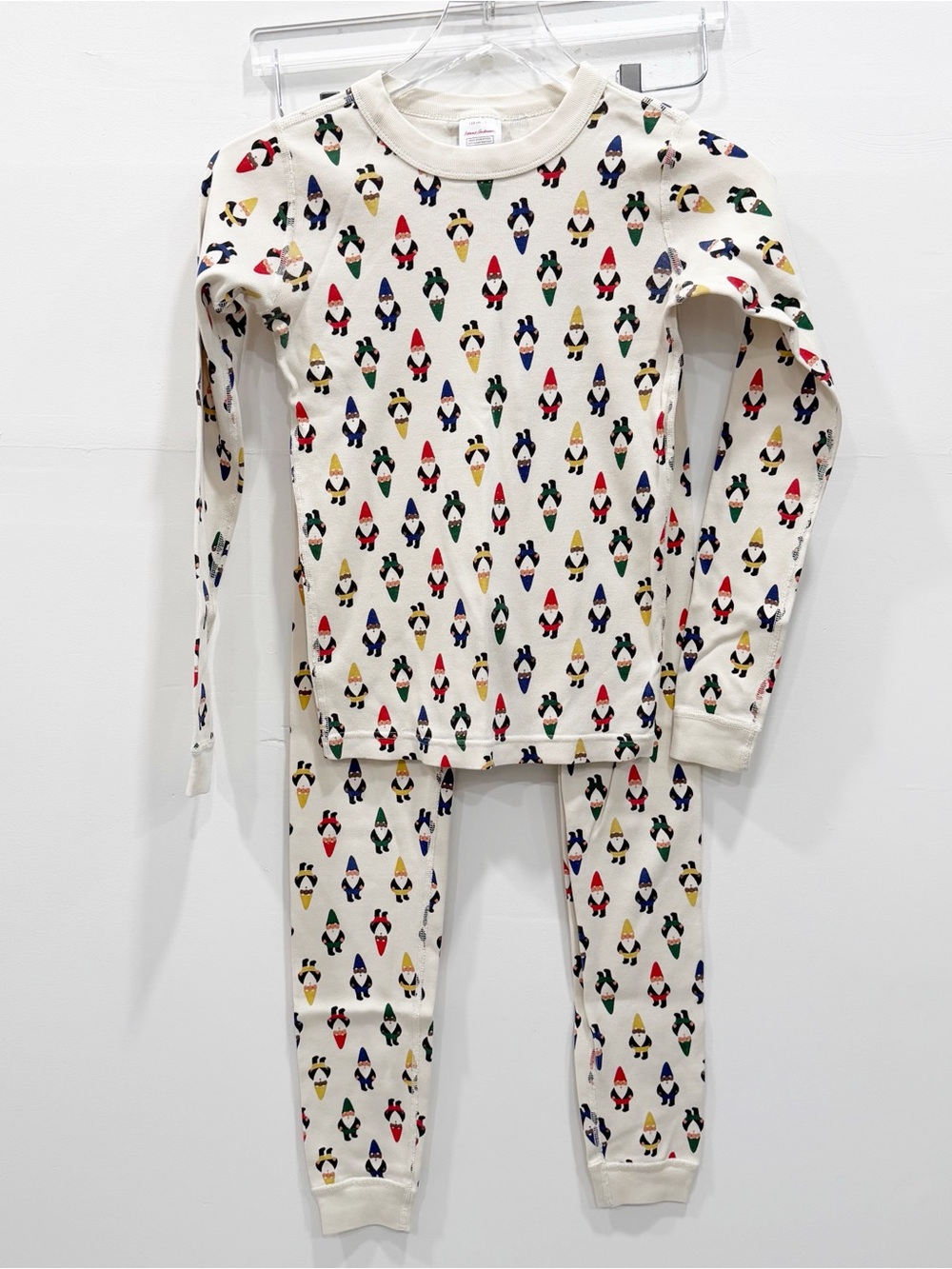 Hanna Andersson Colorful Gnome Print Pajama Set Size 12 Organic Cotton